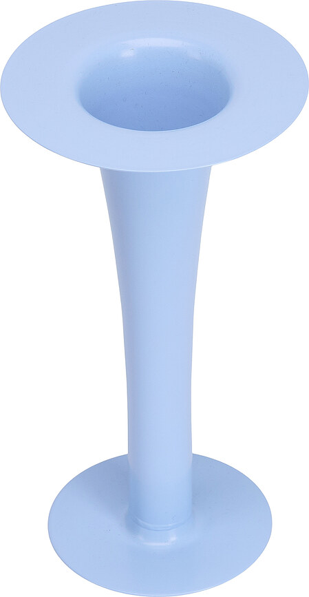 Trumpet Vase et Bougeoir 2-en-1, bleu
