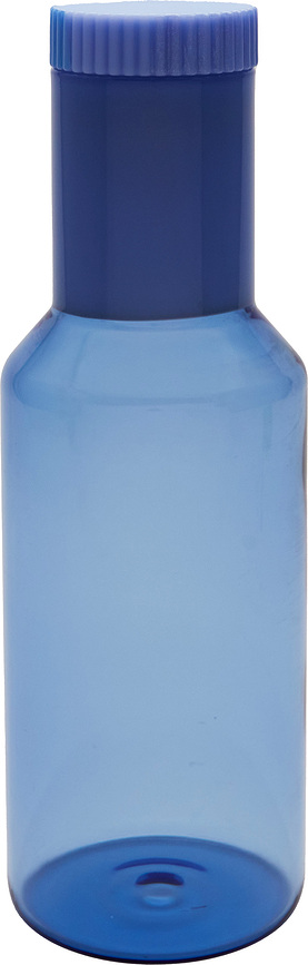 Tube Karaff 1 l, blå, med lock