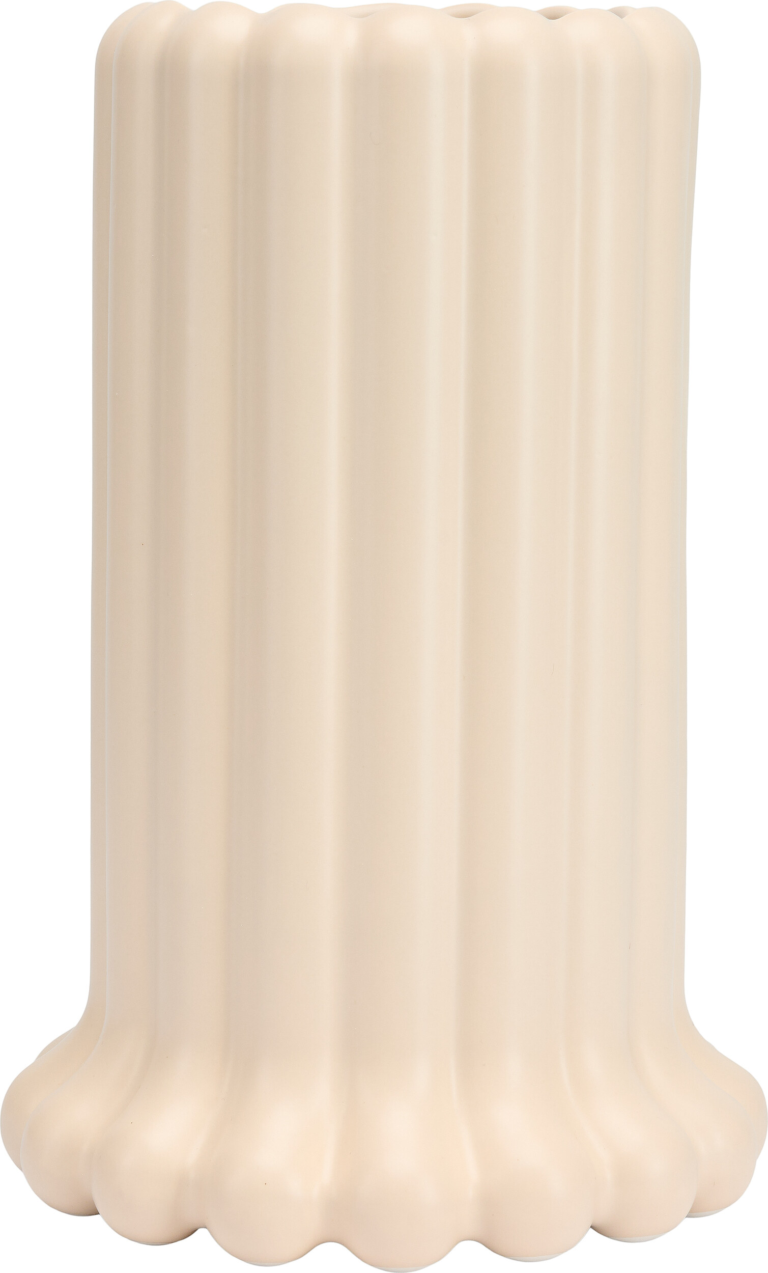 Tubular Vase 24 cm beige