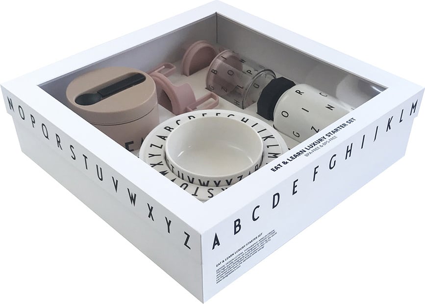 Vajilla infantil Eat & Learn, verde, Set de 6 piezas