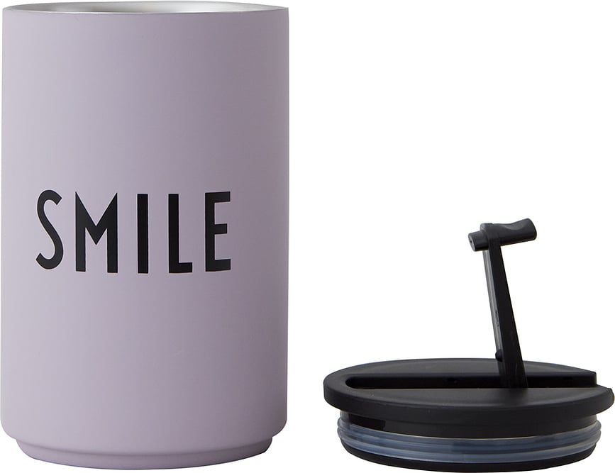 Taza térmica Design Letters Life is a Journey, turquesa