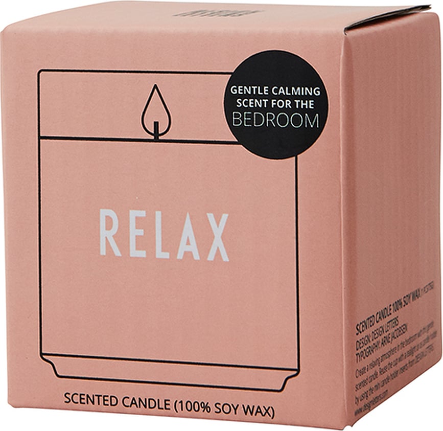 Vela aromática Design Letters Hello