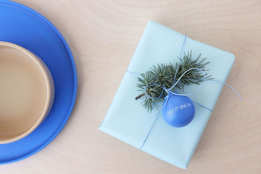 Xmas Stories Boules de Noël 6 cm, vert foncé et gris-vert, Lot de 4