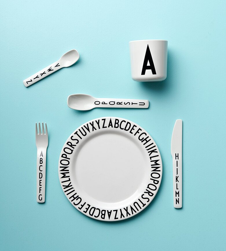 AJ Kids Παιδικά Μαχαιροπίρουνα, πράσινα, 4 τμχ