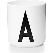 Aj Mug letter a porcelain