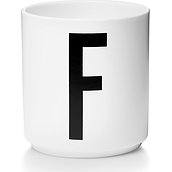 Aj Mug letter f porcelain