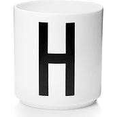 Aj Mug letter h porcelain