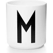 Aj Mug letter m porcelain