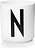 AJ Šalica porculanska slovo N