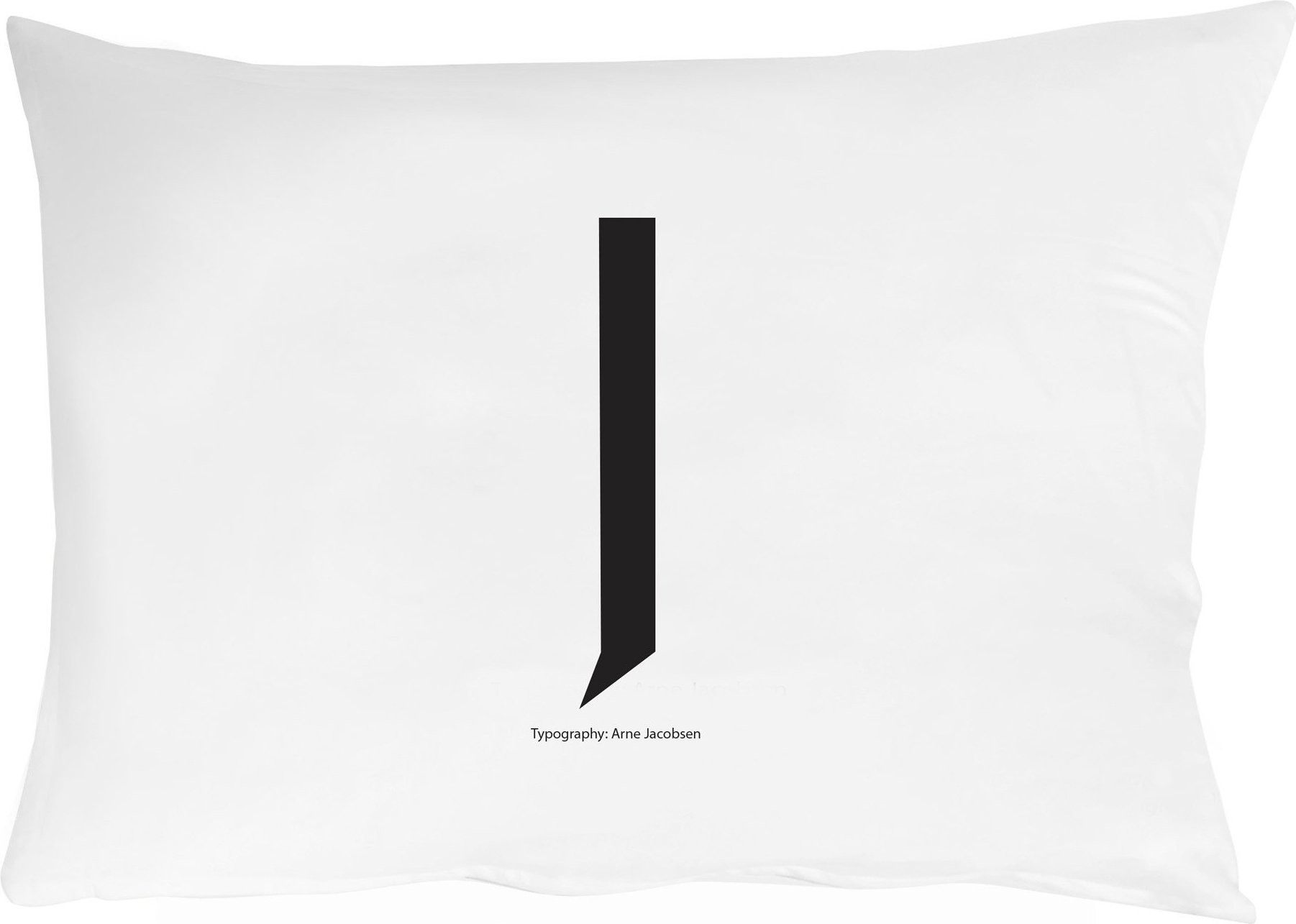 Arne Jacobsens Vintage ABC Kissenbezug Buchstabe J