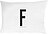 Arne Jacobsens Vintage ABC Μαξιλαροθήκη, γράμμα F