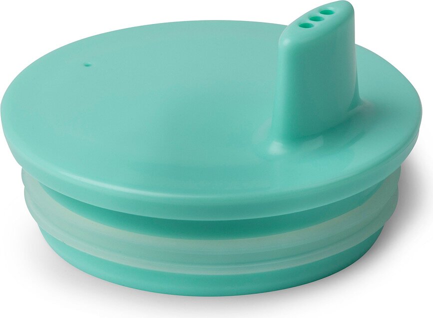 Coperchio con beccuccio in melamina per bere AJ Kids turchese