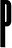 Design Letters Slovo P 8 cm crno akrilno