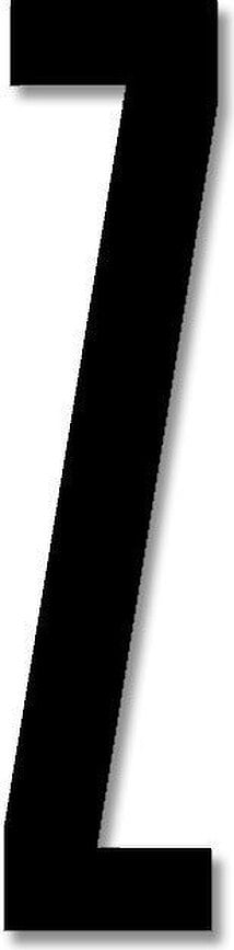 Design Letters Slovo Z 8 cm crno akrilno