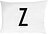 Funda de Cojín Arne Jacobsens Vintage ABC, diseño letra Z