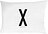 Funda de Cojín Arne Jacobsens Vintage ABC, letra X