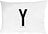 Funda de Cojín Arne Jacobsens Vintage ABC, letra Y