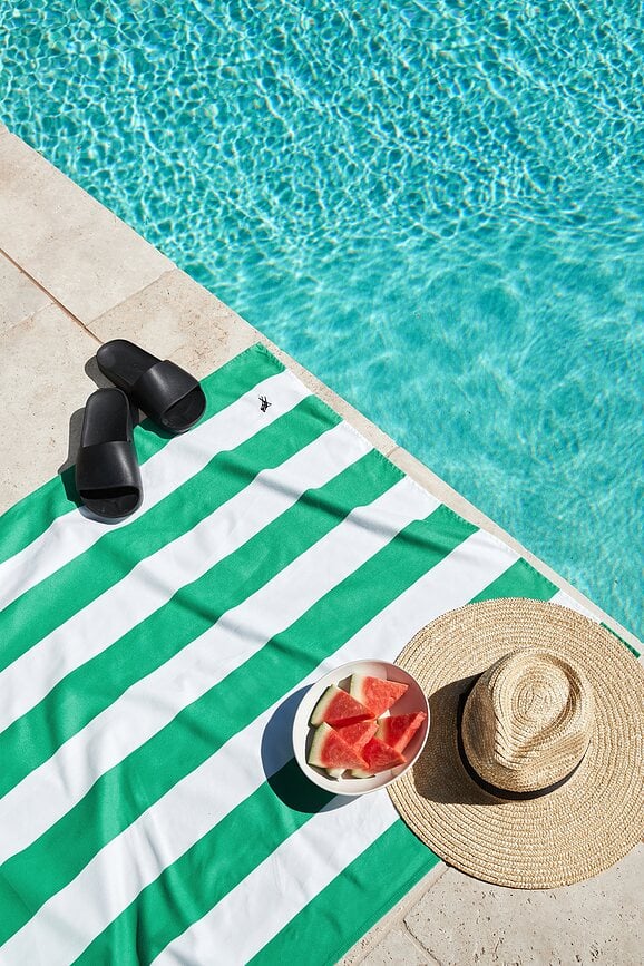 Dock & Bay Plažna brisača hitrosušeča, 90 x 160 cm, roza