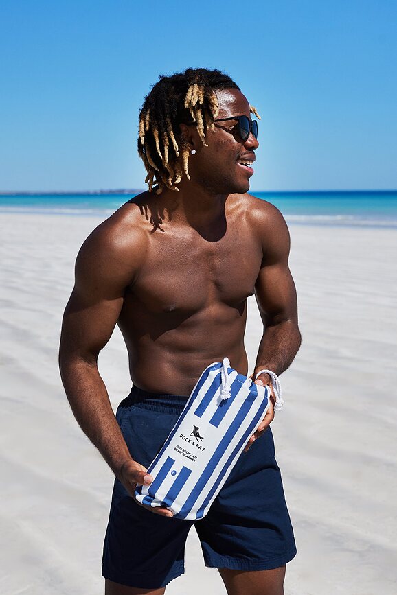 Dock & Bay Deka za piknik 170 x 240 cm mornarskoplava