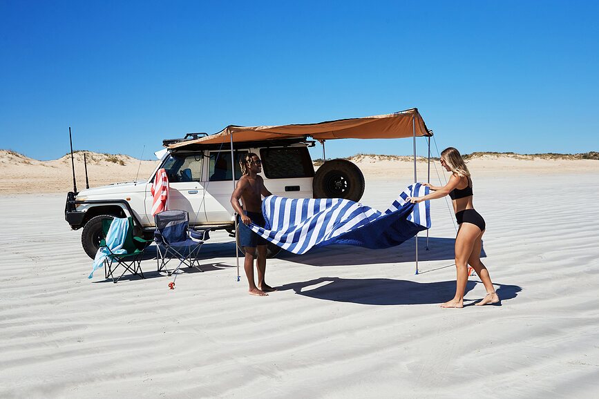 Dock & Bay Κουβέρτα Πικνίκ, 170 x 240 cm, ναυτικό μπλε