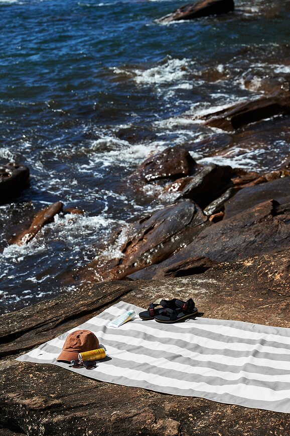 Dock & Bay Πετσέτα Παραλίας γρήγορης στεγνώματος, 90 x 200 εκ., ναυτικό μπλε