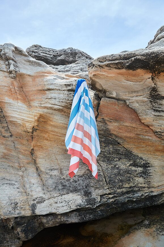 Dock & Bay Πετσέτα Παραλίας γρήγορης στεγνώματος, 90 x 200 εκ., ναυτικό μπλε