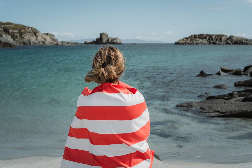 Dock & Bay Πετσέτα Θαλάσσης ταχείας ξήρανσης, 90 x 160 cm, ροζ