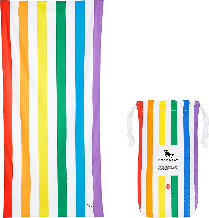 Dock & Bay Ručnik brzosušeći 90 x 200 cm duginih boja