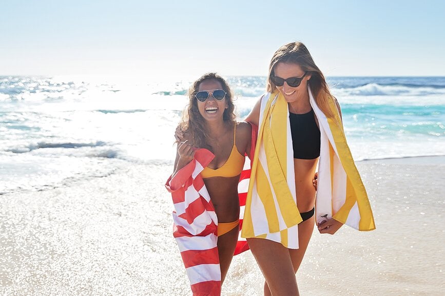 Dock & Bay Ručnik za plažu brzosušeći 90 x 160 cm ružičasti