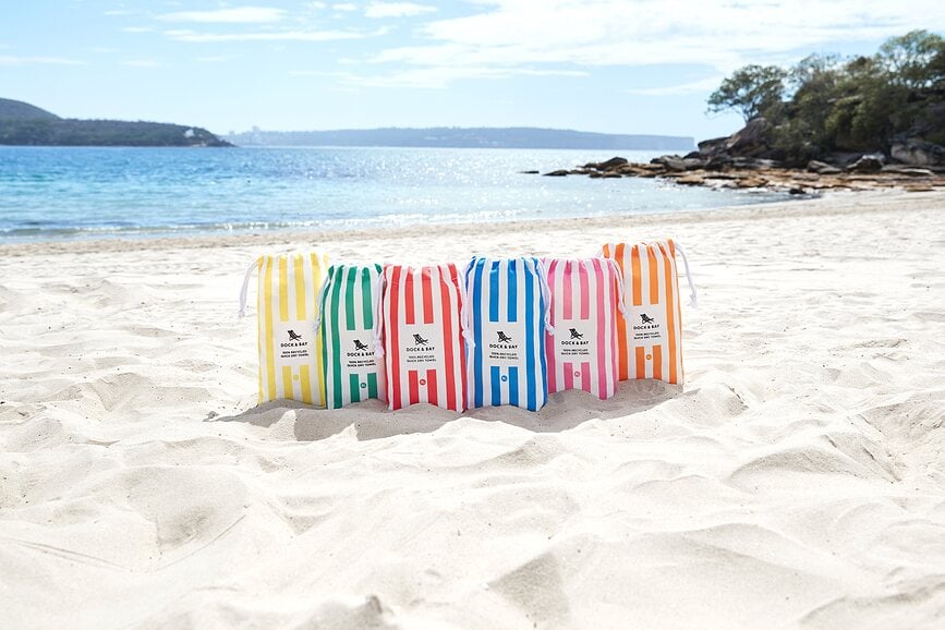 Dock & Bay Ručnik za plažu brzosušeći 90 x 160 cm ružičasti