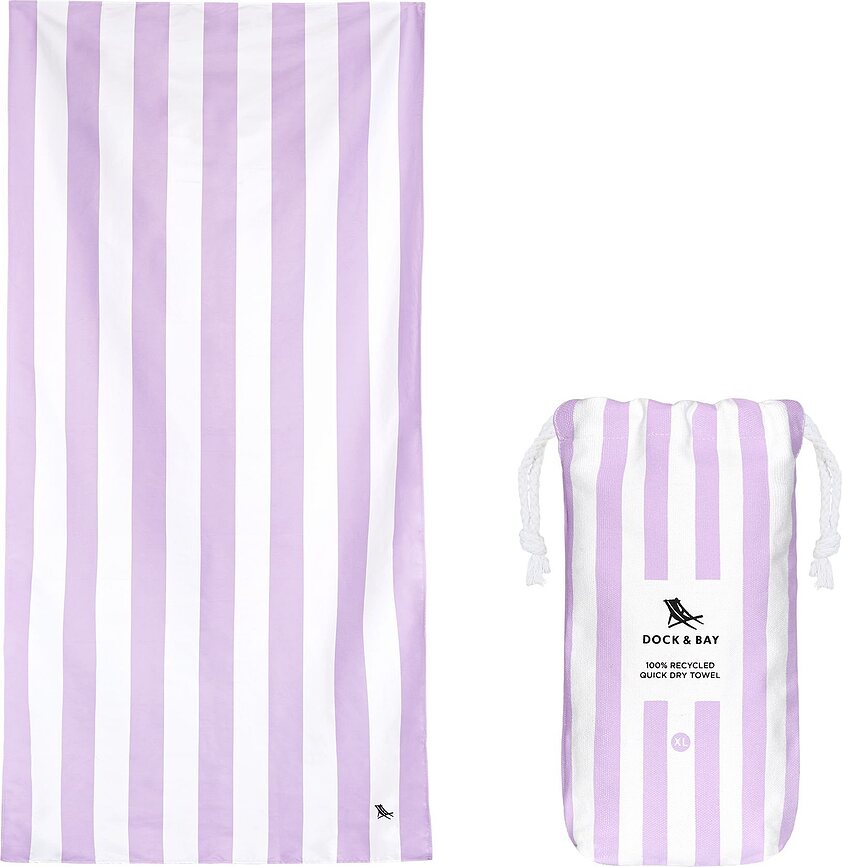 Dock & Bay Ručnik za plažu brzosušeći 90 x 200 cm lila