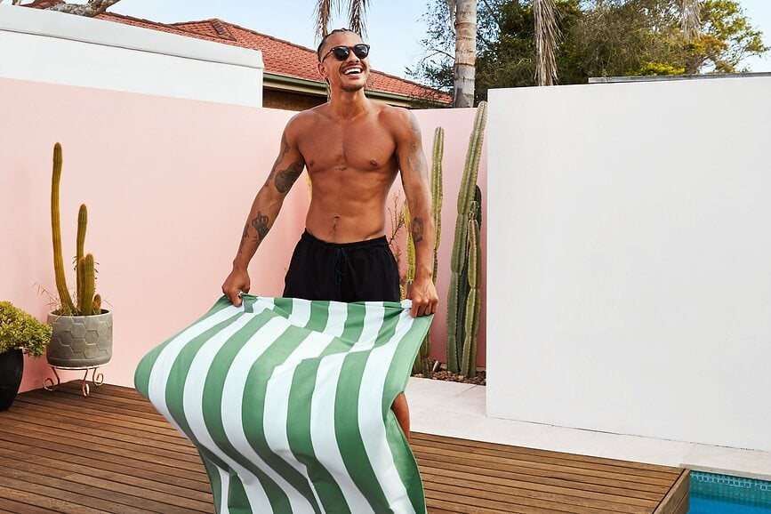 Dock & Bay Ručnik za plažu brzosušeći 90 x 200 cm mornarskoplavi