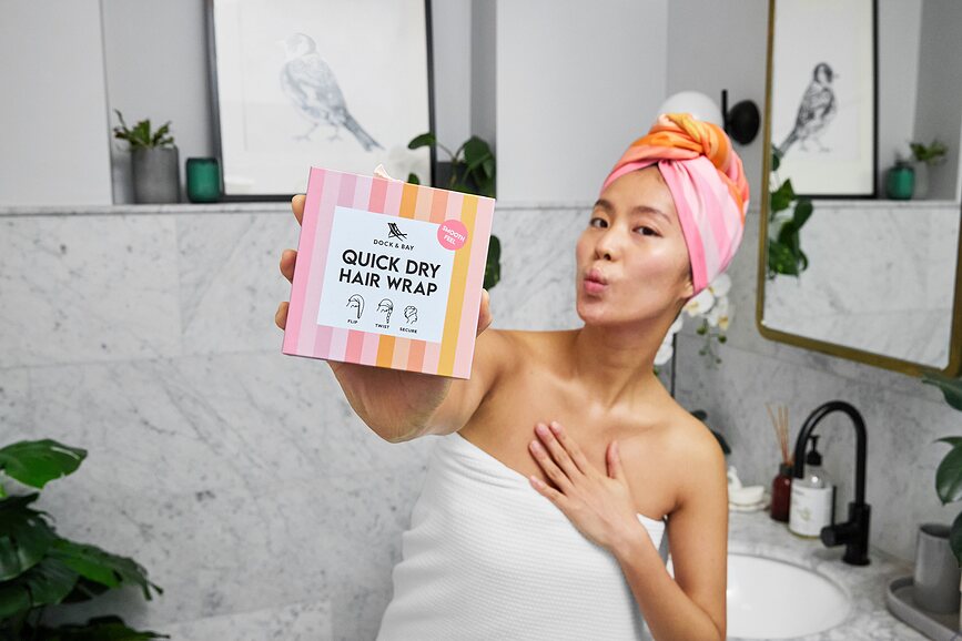 Dock & Bay Turban de Séchage, miami sorbet