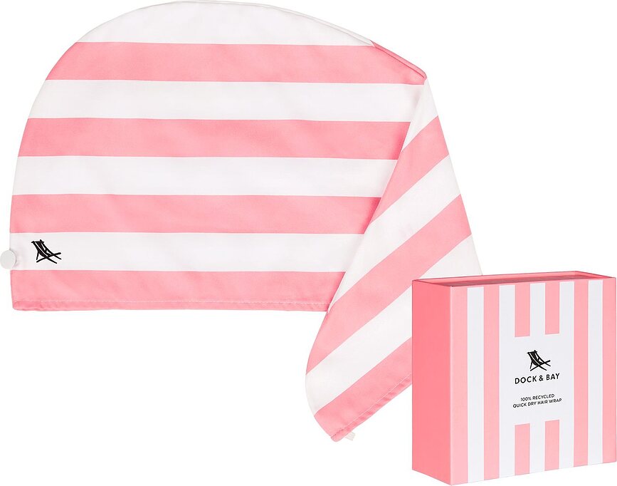 Dock & Bay Turban za kosu ružičasti
