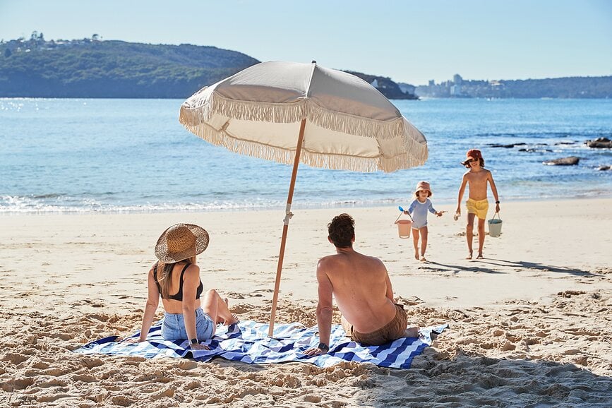Manta de picnic Dock & Bay, 170 x 240 cm, azul marino
