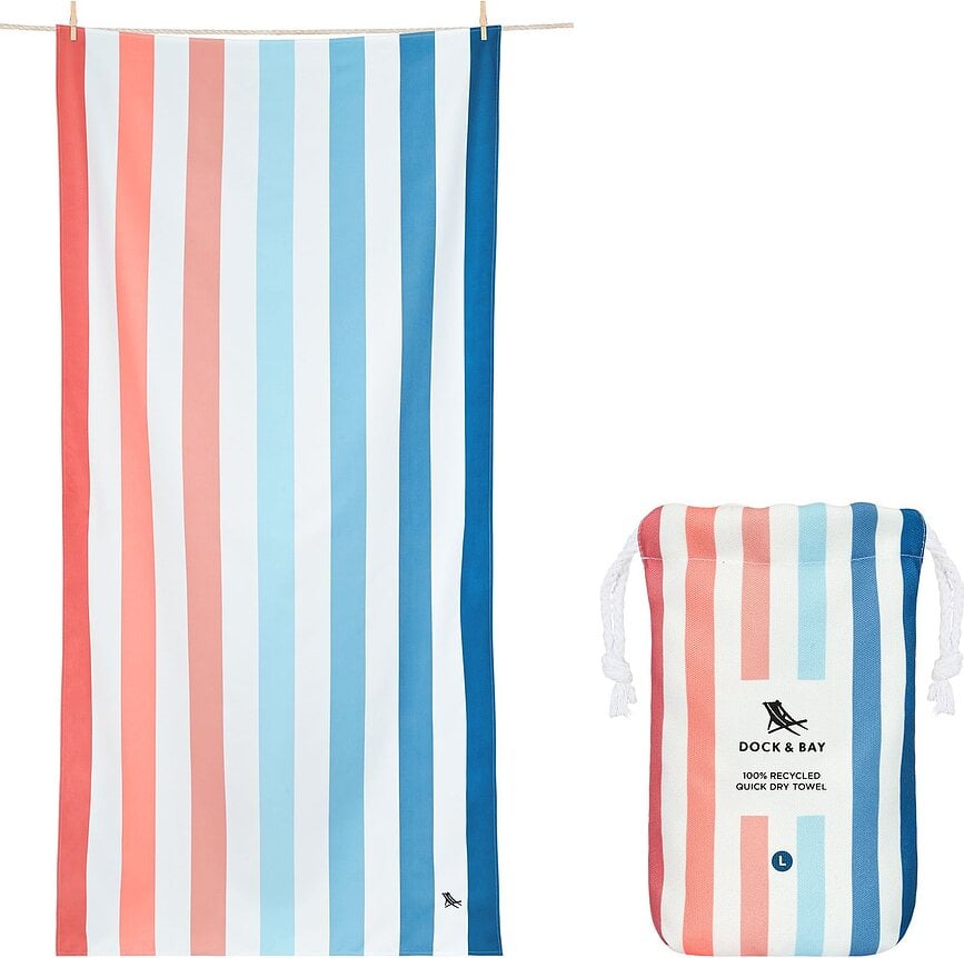 Toalla de Playa de secado rápido Dock & Bay, 90 x 160 cm, sand to sea