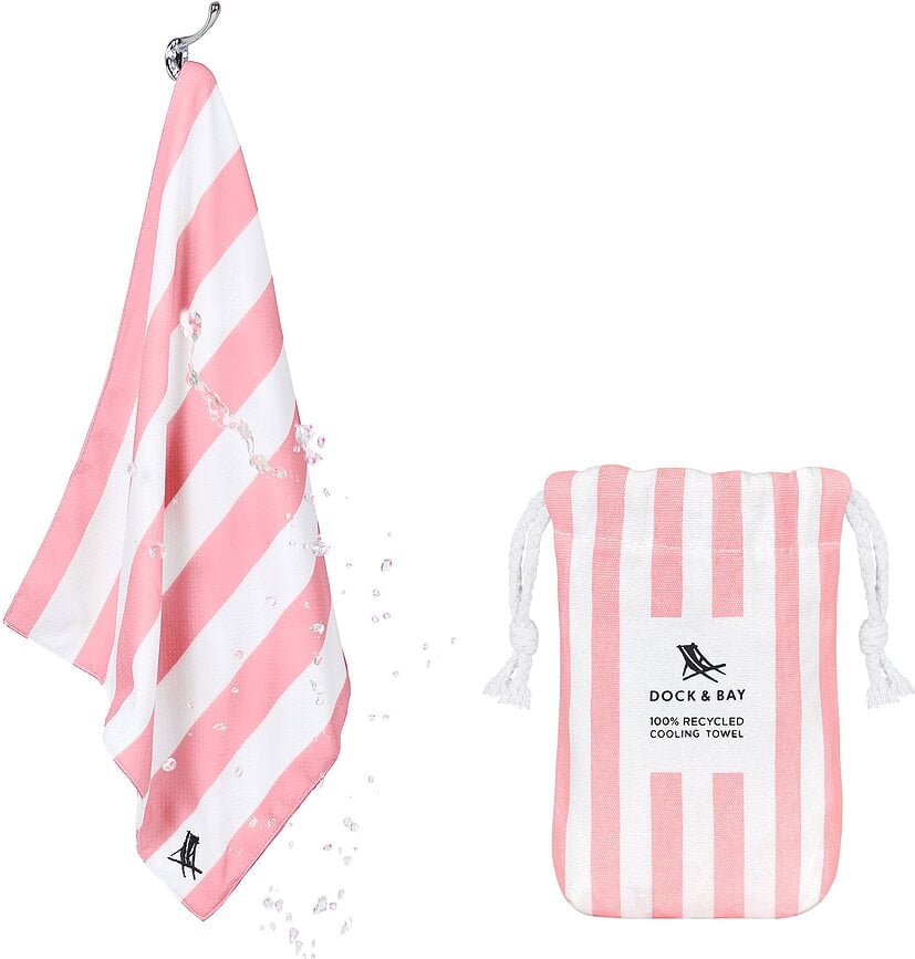 Toalla refrescante Dock & Bay, rosa
