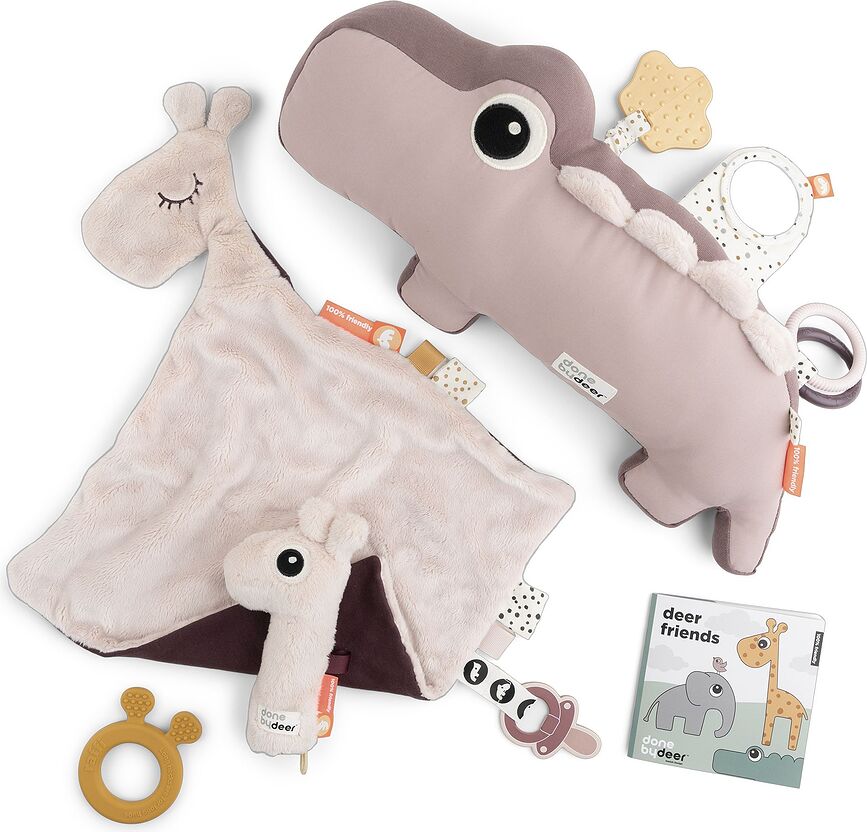 Set de Accesorios para Bebé Play Time Goodie Box, rosa, Set de 4 piezas