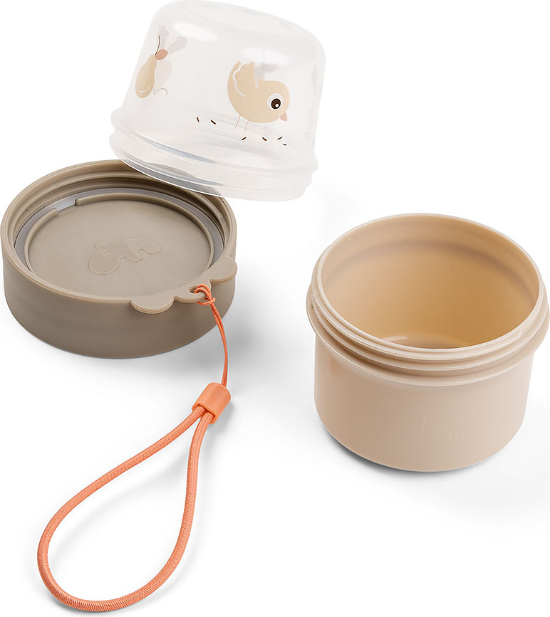 Birdee Δοχείο Σνακ δίχωρο, S, πράσινο