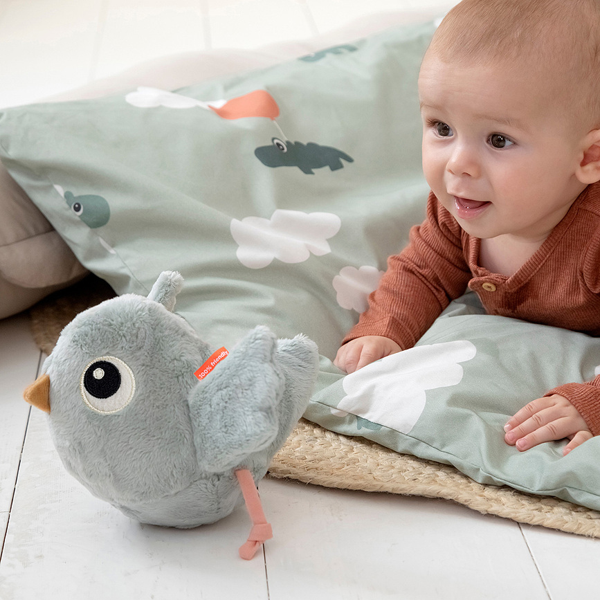 Birdee Jouet avec clochette, bleu