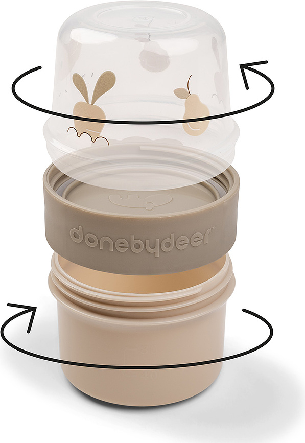 Birdee Boîte à Goûter réversible, taille S, verte