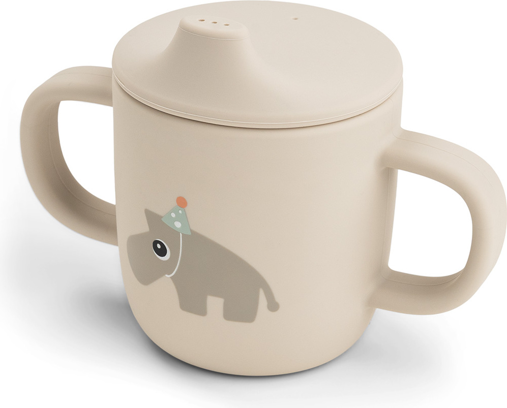 Celebration Kinderbecher mit Mundstück 120 ml, sandfarben