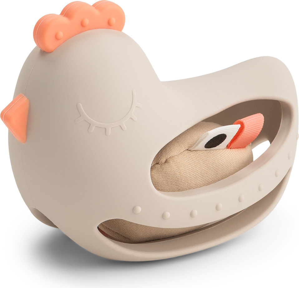 Clucky Sensorikspielzeug beige, 2-tlg.