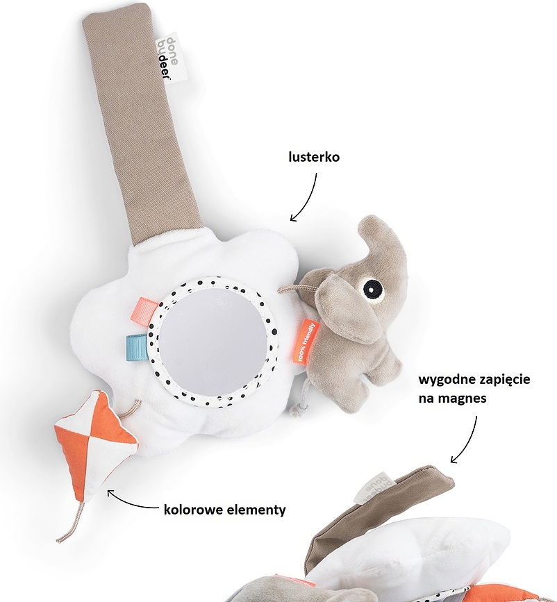 Colgante para carrito Playground, forma de nube