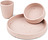 Confetti Barnservis rosa, 3 delar