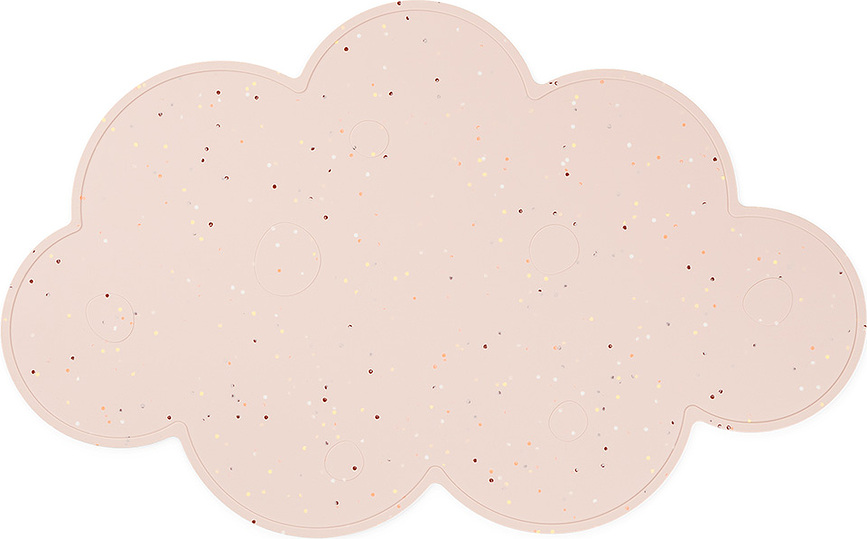 Confetti Set de table, rose, en silicone
