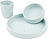 Confetti Set De Vaisselle Pour Enfant, bleu, Service 3 pièces
