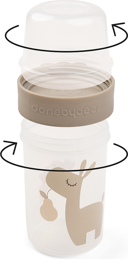 Contenedor para Snacks doble Done By Deer Lalee, tamaño L