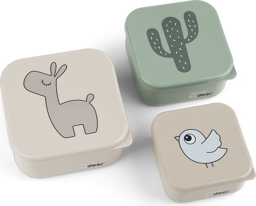 Contenedores para snacks Lalee, 3 unidades