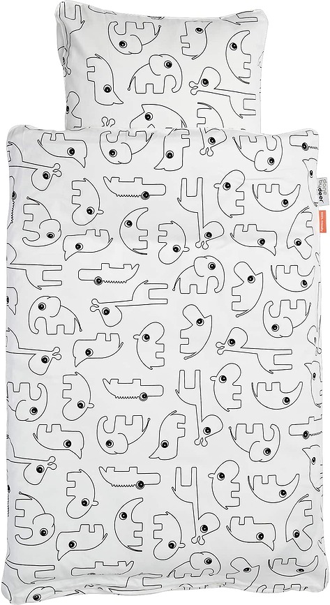Contour Baby-Bettwäsche 135 x 100 cm weiß